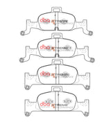 Xp Performance Brake Pads Audi Q5 2016 On Front DB15060XP - DBA