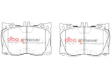 Xp Xtreme Performance Brake Pads Mercedes-Benz C450 AMG/E450/GLC250/GLC450 Amg Xp Ort X253 2015 On Front DB15062XP - DBA