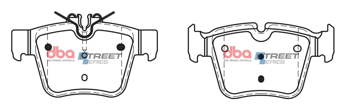 Ss Street Series Brake Pads Mercedes-Benz C450 AMG/E450/GLC250/GLC450 Amg Sport X253 2015 On Rear DB15063SS - DBA