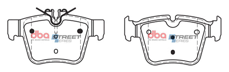 Ss Street Series Brake Pads Mercedes-Benz C450 AMG/E450/GLC250/GLC450 Amg Sport X253 2015 On Rear DB15063SS - DBA | Universal Auto Spares