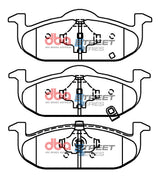 Ss Street Series Brake Pads MG3 1.5L 2011 -> Front DB15065SS - DBA | Universal Auto Spares