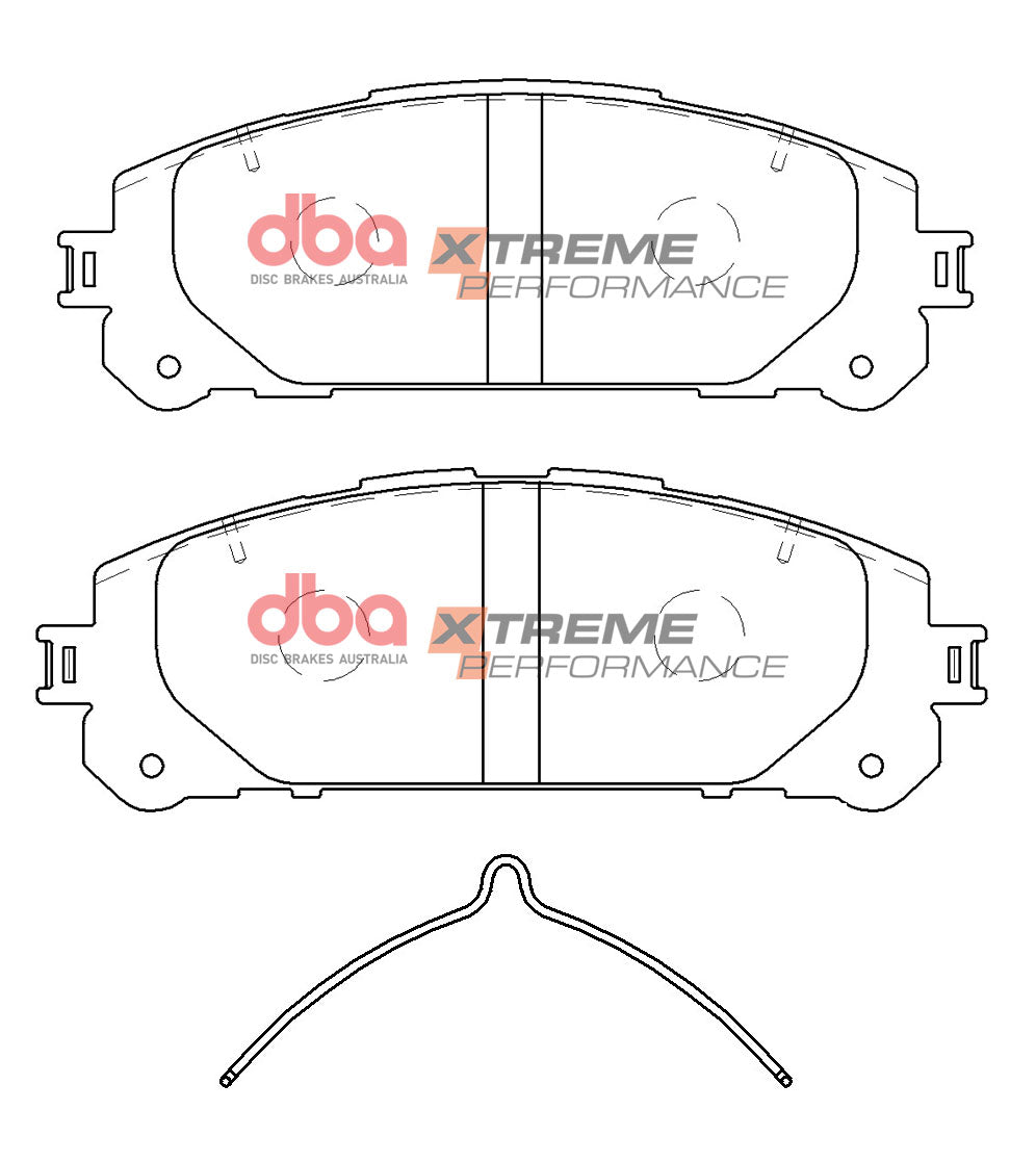 Xp Performance Brake Pads Toyota Highlander/Kluger 2020 2021 On Front DB15067XP - DBA