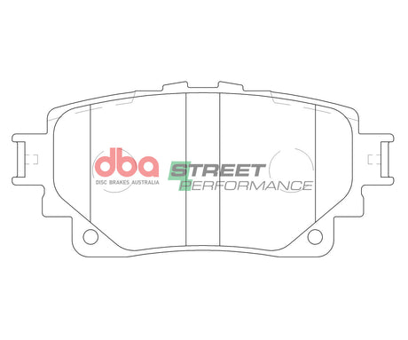 Sp Street Perfromance Brake Pads Toyota Highlander/Kluger/Yaris Cross 2020 2021 On Rear DB15068SP - DBA | Universal Auto Spares