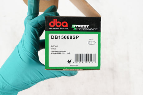 Sp Street Perfromance Brake Pads Toyota Highlander/Kluger/Yaris Cross 2020 2021 On Rear DB15068SP - DBA | Universal Auto Spares