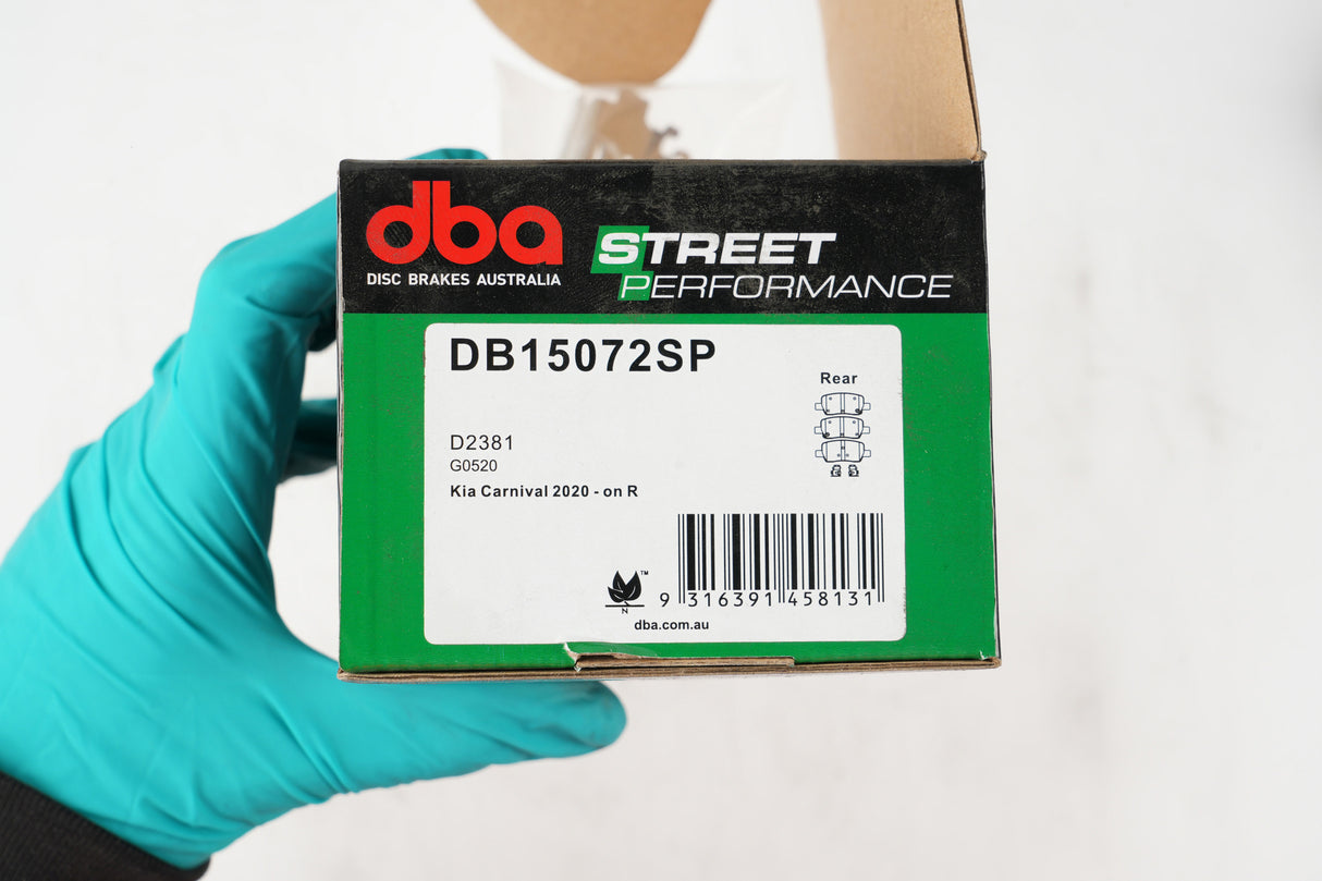 Sp Street Performance Brake Pads Hyundai Santa Fe/Kia Carnival/Sorrento 2020 -> Rear DB15072SP - DBA