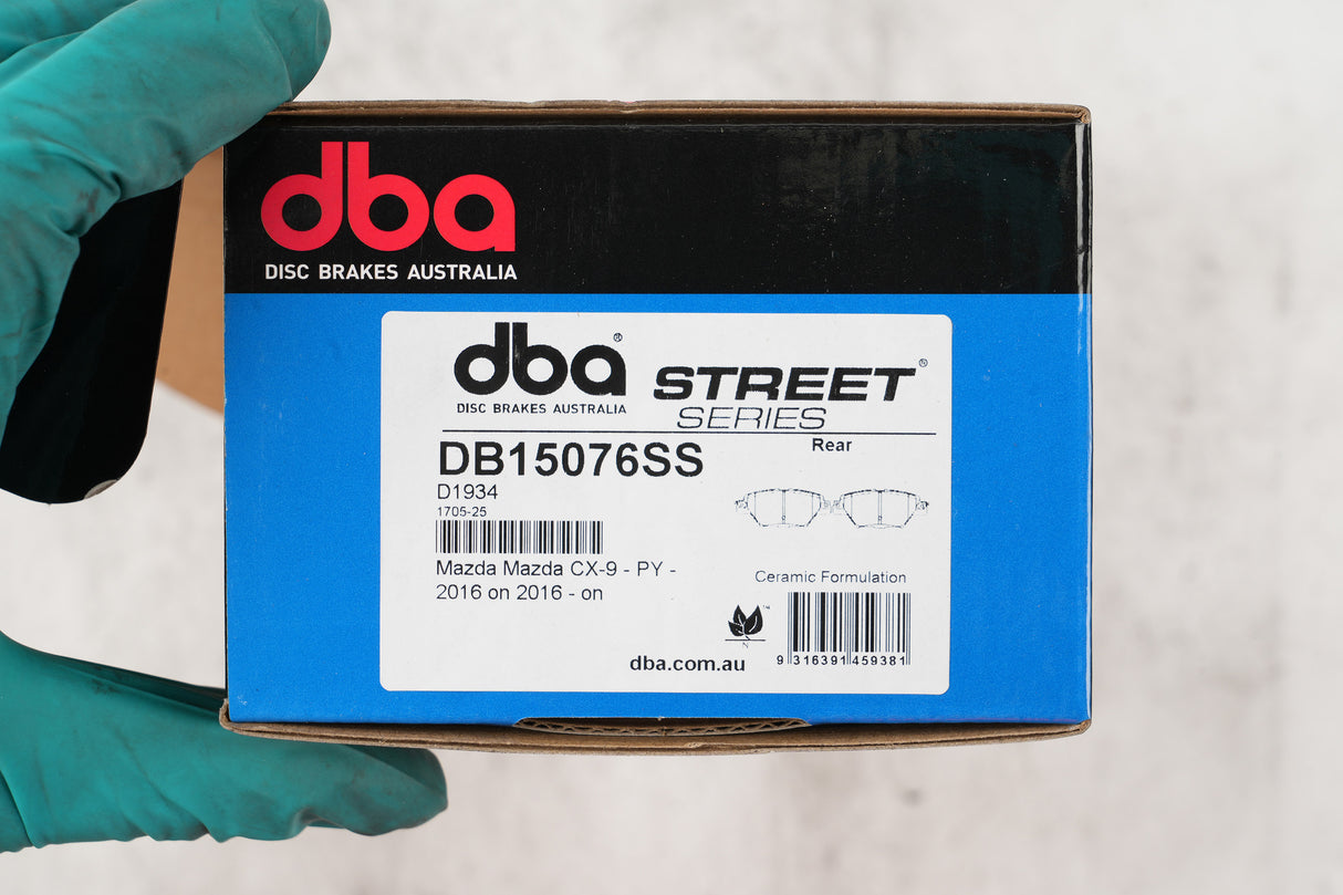 Ss Street Series Brake Pads Mazda Cx 9 Py 2.5L TC2 TC4 2016 -> Rear DB15076SS - DBA
