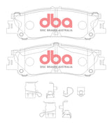 Sp Street Performance Brake Pads Toyota Landcruiser 300 Series 2022 -> Rear With Shims Clips And Abutment Clips DB15078SP - DBA