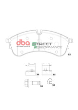 Sp Performance Brake Pads Volkswagen Crafter Sy 1LA 2016 On Front DB15080SP - DBA