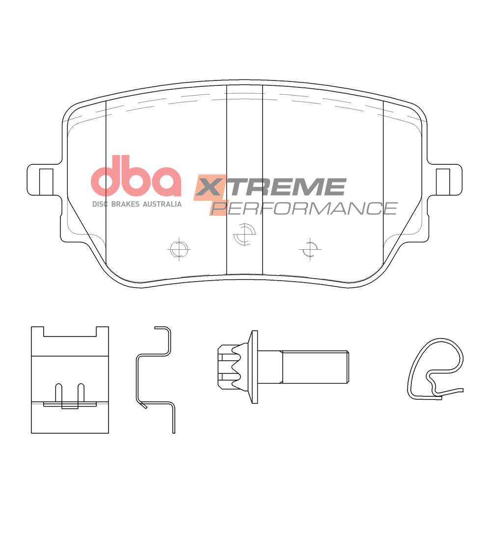 Xp Performance Brake Pads Mercedes-Benz A B Cla Gla Sport Package 2018-> Rear DB15082XP - DBA