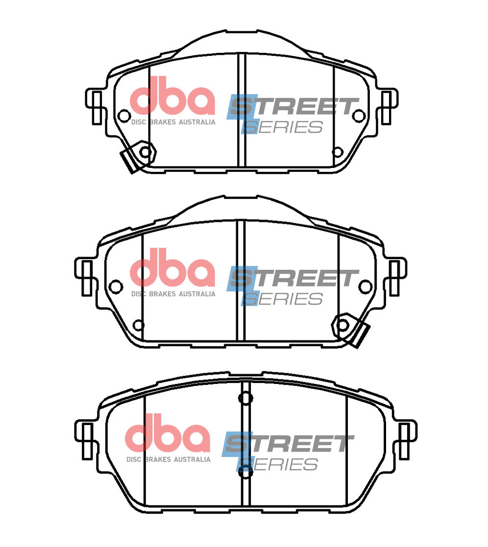 Ss Street Series Brake Pads Great Wall Haval 2 2015 On Front DB15083SS - DBA