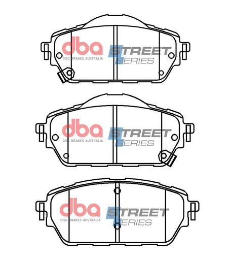 Ss Street Series Brake Pads Great Wall Haval 2 2015 On Front DB15083SS - DBA
