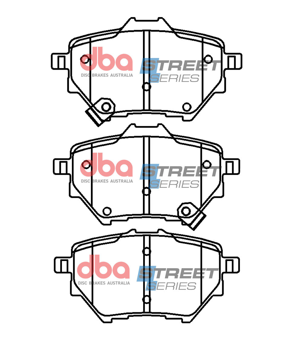Ss Street Series Brake Pads Great Wall Haval 2 2015 On Rear DB15084SS - DBA