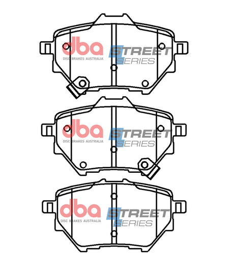Ss Street Series Brake Pads Great Wall Haval 2 2015 On Rear DB15084SS - DBA