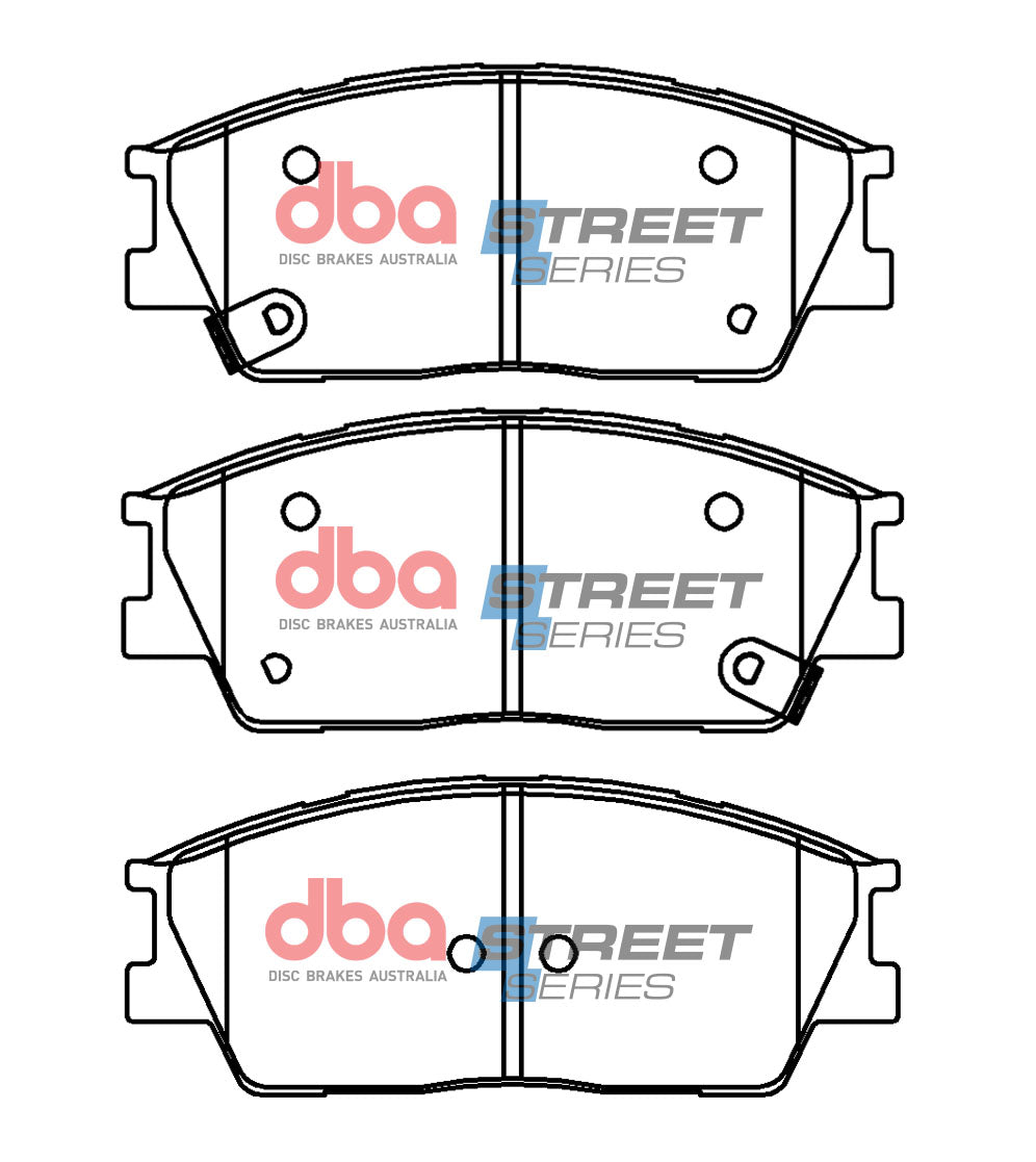Ss Street Series Brake Pads Hyundai Soul/Venue 2019 On Front DB15085SS - DBA