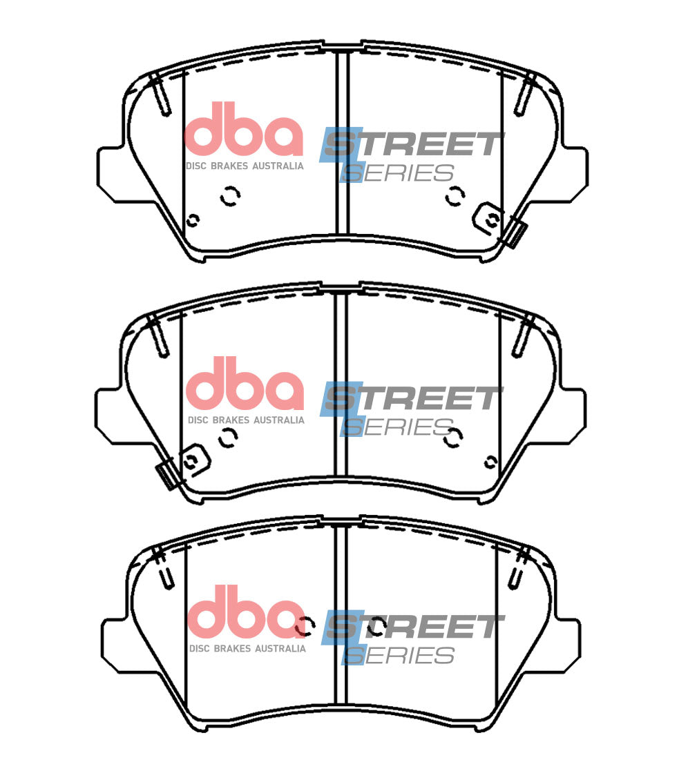 Ss Street Series Brake Pads Hyundai I30 2013 2017 On Front DB15086SS - DBA