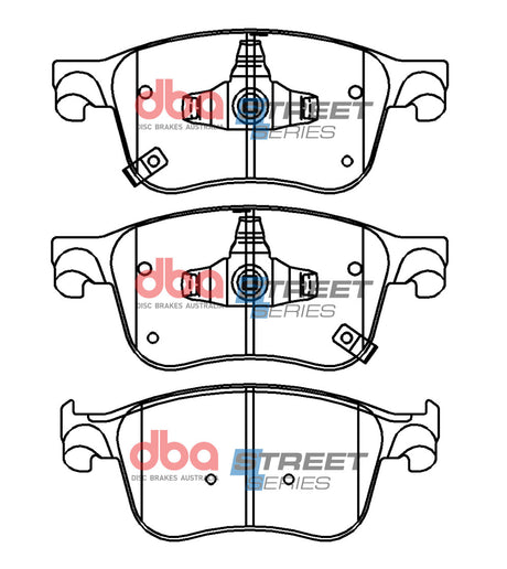 Ss Street Series Brake Pads Honda Accord 2018 On Front DB15087SS - DBA