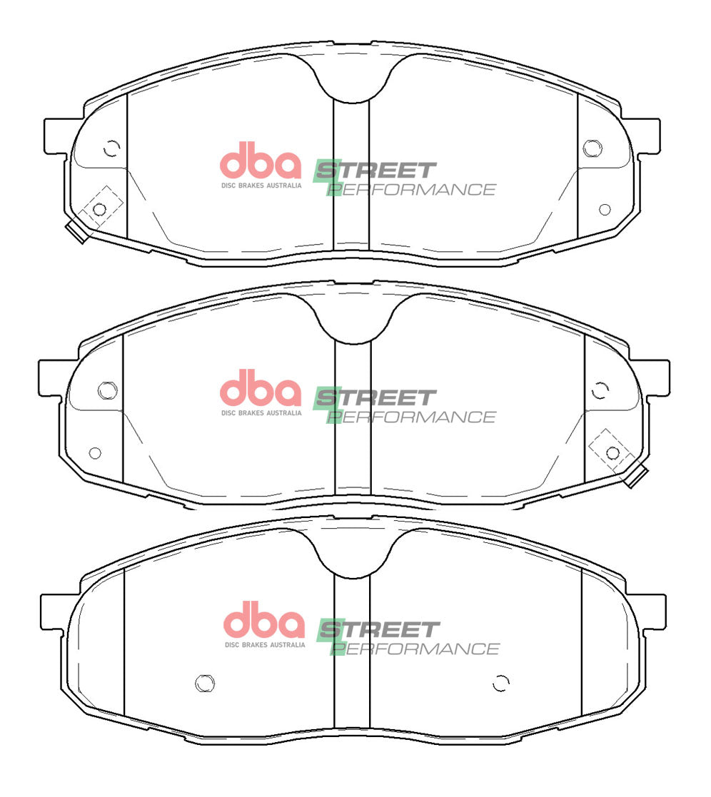 Sp Street Performance Brake Pads LDV 2.5L Diesel 2020 -> Front DB15095SP - DBA