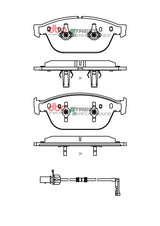Sp Performance Brake PadsAudi SQ5 230KW 8R Cgqb 05/2013-08/2014 Front DB15099SP - DBA | Universal Auto Spares