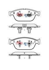 Ss Street Series Brake Pads Audi SQ5 A8. 2013-2014F(suits Wear Sensor DBAWS112 DB15099SS - DBA | Universal Auto Spares