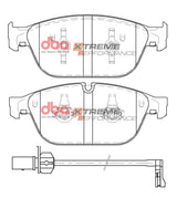 Xp Performance Brake Pads Audi SQ5 A8. 2013-2014 Front(suits Wear Sensor DBAWS1125 ) DB15099XP - DBA