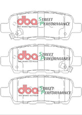 Sp Performance Brake Pads Nissan 350Z G35 X Trail Dualis Maxima 2001 2014 Rear DB1509SP - DBA