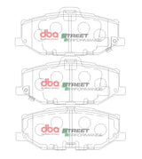 Sp Street Performance Brake Pads Suzuki Jimny A6G 1.5L 2020 On Front DB15100SP - DBA