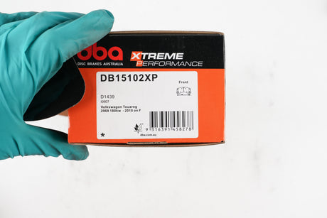 Xp Performance Brake Pads Volkswagen Touareg/Porsche Cayenne 2010 -> Front(suits Wear Sensor DBAWS1115 DBAWS1117 ) DB15102XP - DBA