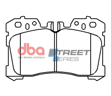 Ss Street Series Brake Pads Lexus LS460/LS600 -> Front DB15104SS - DBA | Universal Auto Spares
