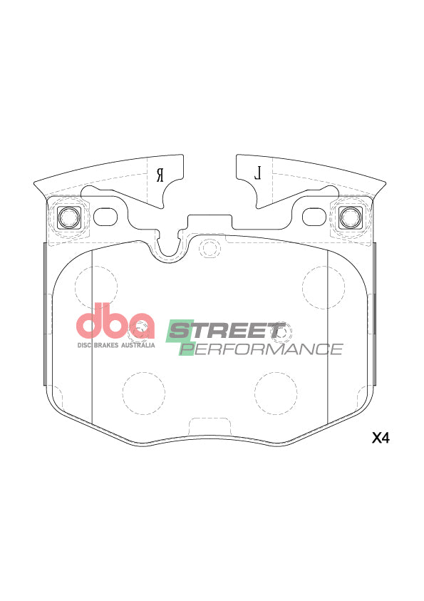Sp Performance Brake Pads Bmw 420I Msport 2023 On Front DB15107SP - DBA