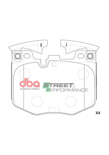 Sp Performance Brake Pads Bmw 420I Msport 2023 On Front DB15107SP - DBA | Universal Auto Spares