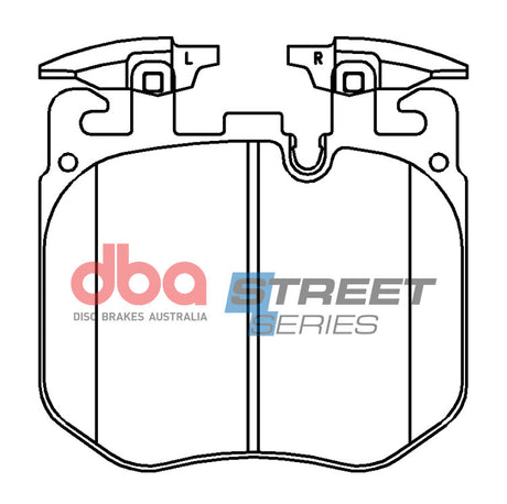Ss Street Series Brake Pads Bmw X3 X4 X5 X7 2017 -> Front DB15108SS - DBA | Universal Auto Spares