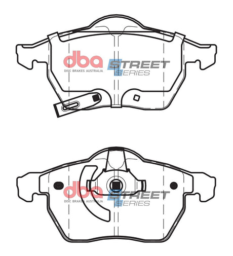 Ss Street Series Brake Pads Holden Astra & Zafira 1998-2006 Front(suits Wear Sensor DBAWS1132 DBAWS1141 DBAWS1186 DB1510SS - DBA | Universal Auto Spares