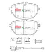 Sp Street Performance Brake Pads Volkswagen Multivan/Transporter 2.0T 2019 On Front DB15115SP - DBA | Universal Auto Spares