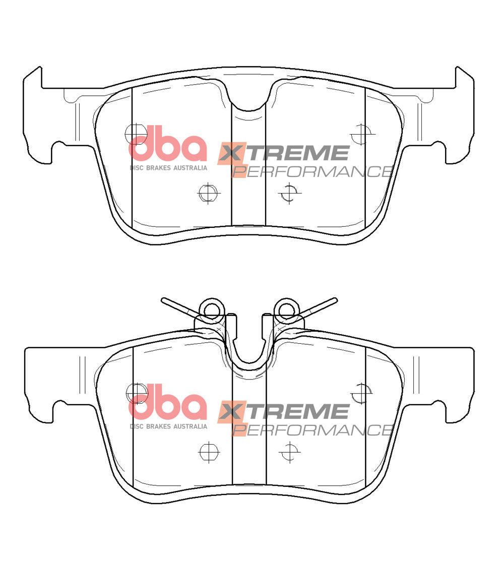 Xp Performance Brake Pads Volvo XC60 2017 -> Rear DB15117XP - DBA