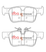 Xp Performance Brake Pads Volvo XC60 2017 -> Rear DB15117XP - DBA | Universal Auto Spares