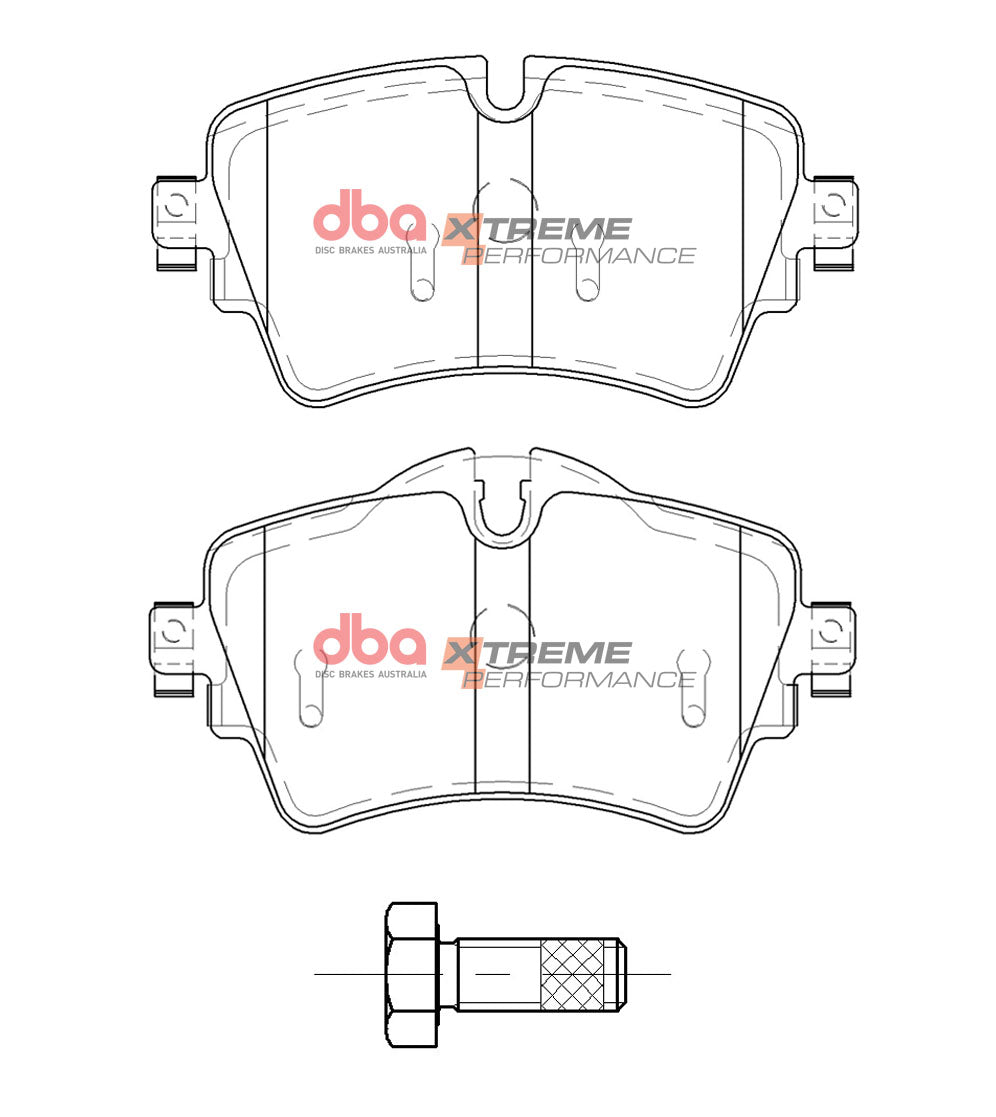 Xp Performance Brake Pads Bmw 2012 -> Front(suits Wear Sensor DBAWS1068 DBAWS1069 ) DB15119XP - DBA
