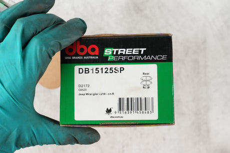 Sp Street Performance Brake Pads Jeep Wrangler 2018 On Rear DB15125SP - DBA | Universal Auto Spares