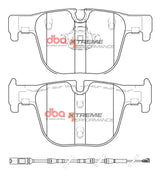 Xp Performance Brake Pads Bmw 335I 2012 -> Rear(suits Wear Sensor DBAWS1067 ) DB15126XP - DBA