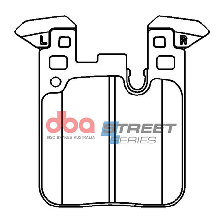 Ss Street Series Brake Pads Bmw 335I M240I 2012 -> Rear(suits Wear Sensor DBAWS1067 ) DB15127SS - DBA | Universal Auto Spares