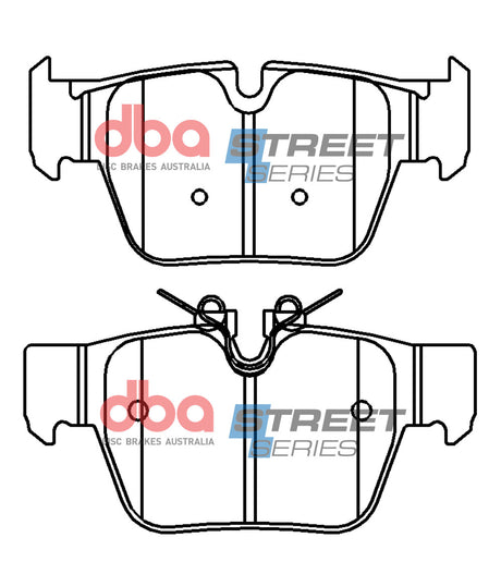 Ss Street Series Brake Pads Bmw 1 2 X2 2019 On R(suits Wear Sensor DBAWS1070 ) DB15128SS - DBA | Universal Auto Spares