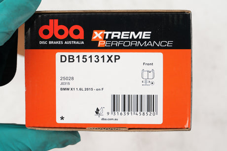 Xp Performance Brake Pads Bmw X1 1.6L 2014 On F(suits Wear Sensor DBAWS1066 DBAWS1068 ) DB15131XP - DBA