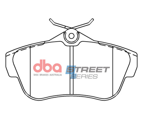 Ss Street Series Brake Pads Peugeot Expert 2008 -> Rear DB15132SS - DBA | Universal Auto Spares
