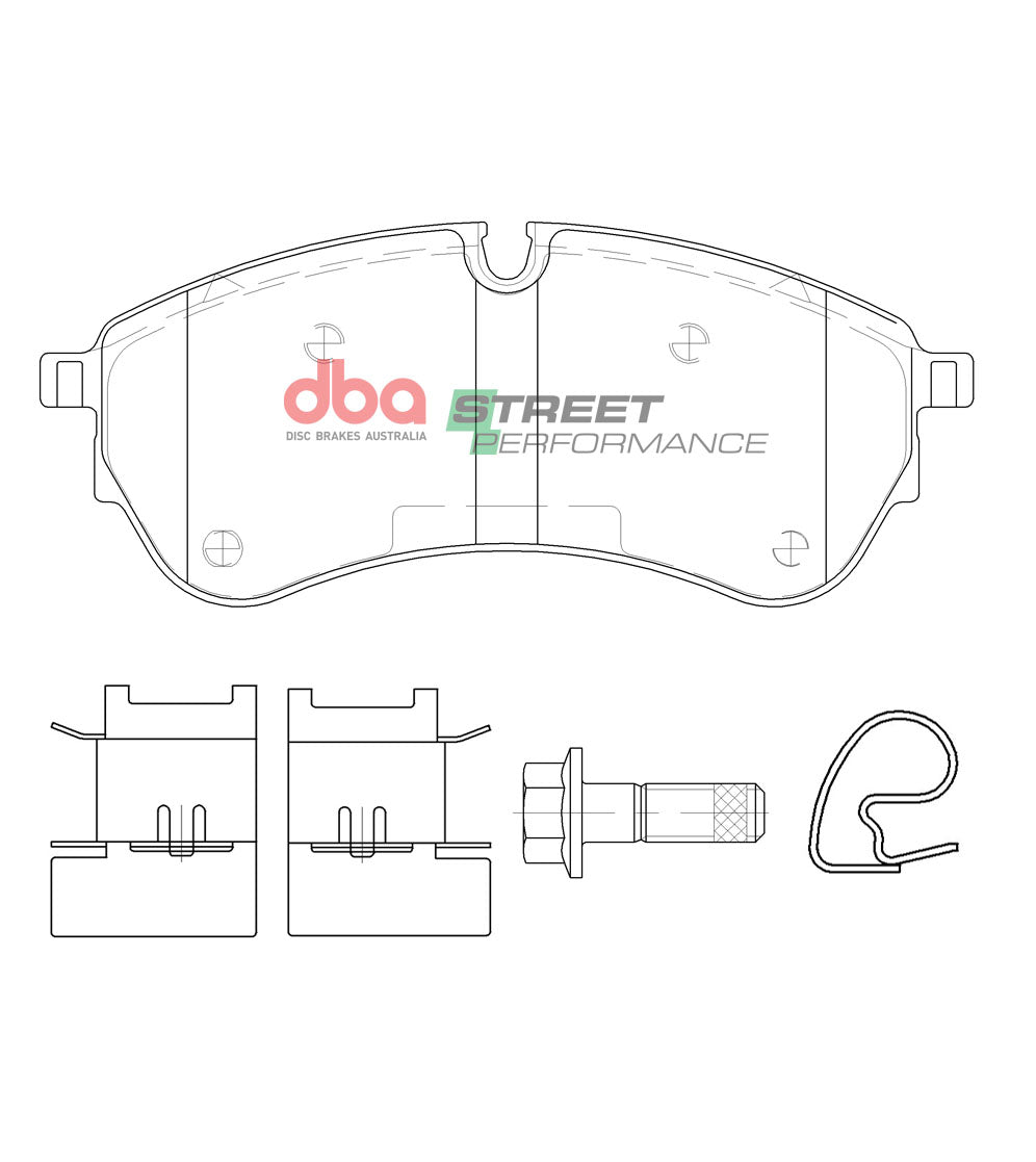 Sp Street Performance Brake Pads Volkswagen Crafter 2019 -> Front DB15134SP - DBA
