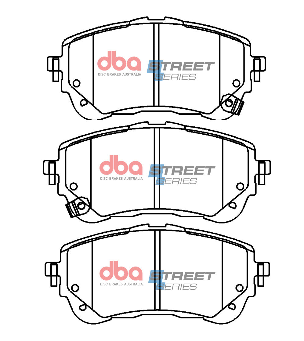 Ss Street Series Brake Pads Toyota Corolla ZRE211 ZWE211 2018 On Front DB15136SS - DBA