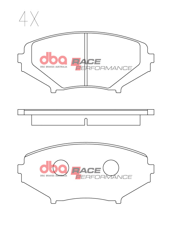 Race Brake Pads Mazda Rx 8 Formula RX8 Cup Aus & Nz Sumitomo 2003-2014 Front DB1513RP - DBA