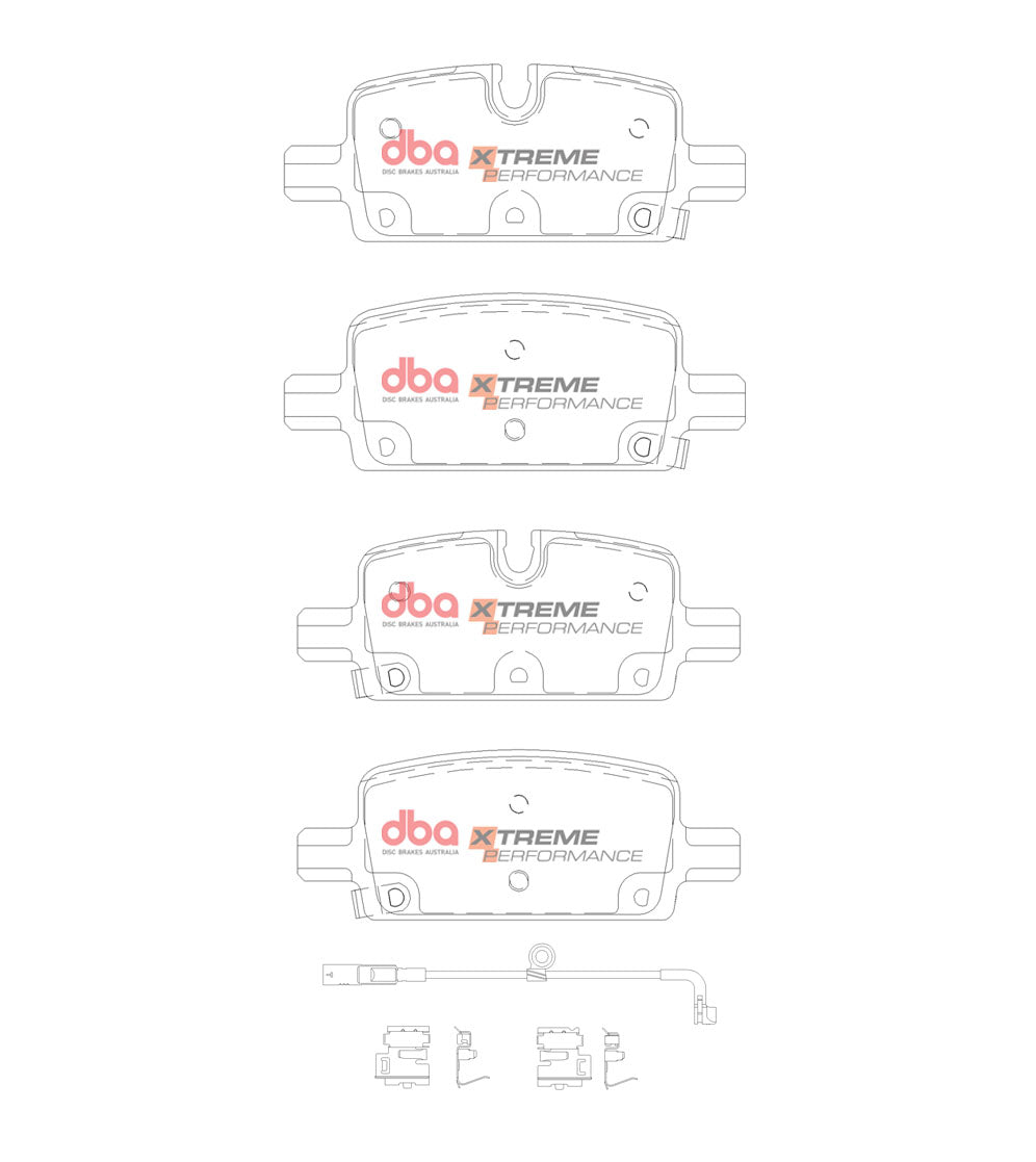 Xp Xtreme Performance Brake Pads Chevrolet Silverado 2020 On Rear DB15146XP - DBA