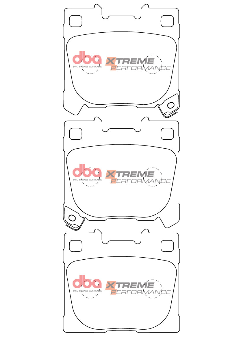 Xp Xtreme Performance Brake Pads Toyota Yaris Gr 2019 On Rear DB15148XP - DBA