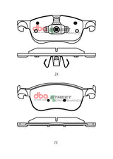 Sp Performance Brake PadsFord Fiesta Wg 1.5L St 2018-2023 Front DB15149SP - DBA | Universal Auto Spares