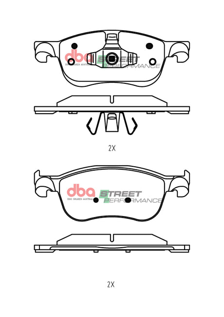 Sp Performance Brake PadsFord Fiesta Wg 1.5L St 2018-2023 Front DB15149SP - DBA | Universal Auto Spares