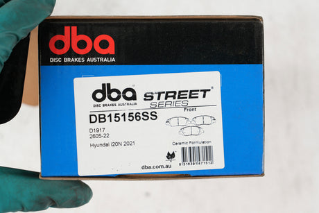 Ss Street Series Brake Pads Hyundai I20N 2021 On Front DB15156SS - DBA | Universal Auto Spares
